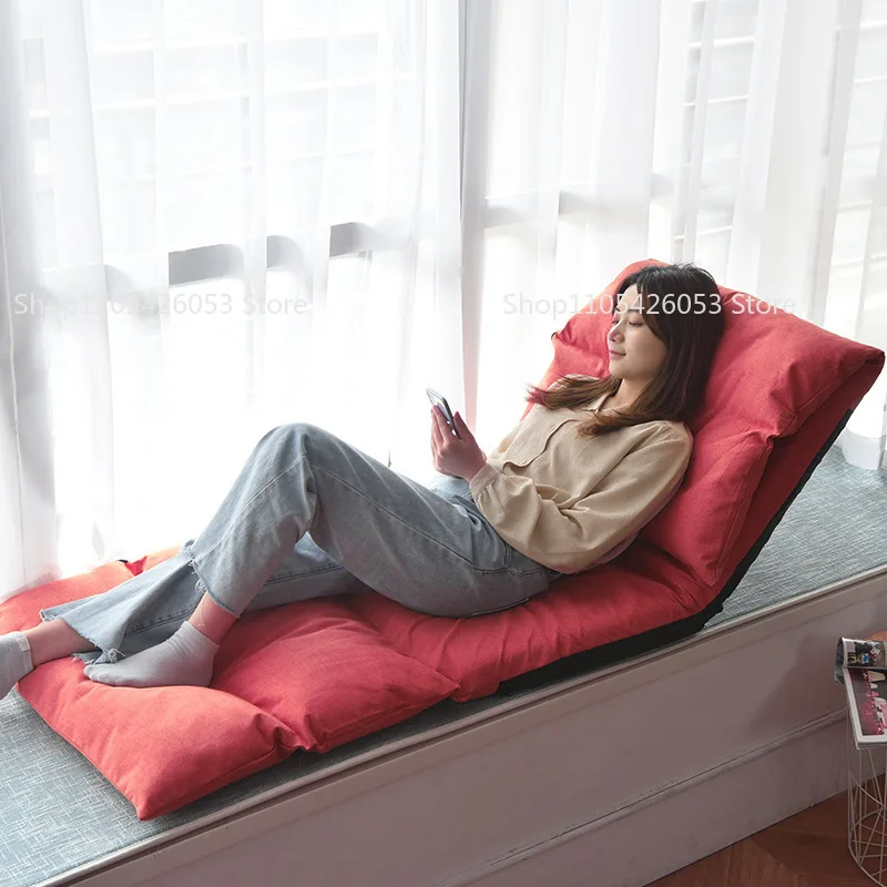 

Lazy sofa tatami foldable, dismantling and washing casual breastfeeding bay window backrest floor recliner