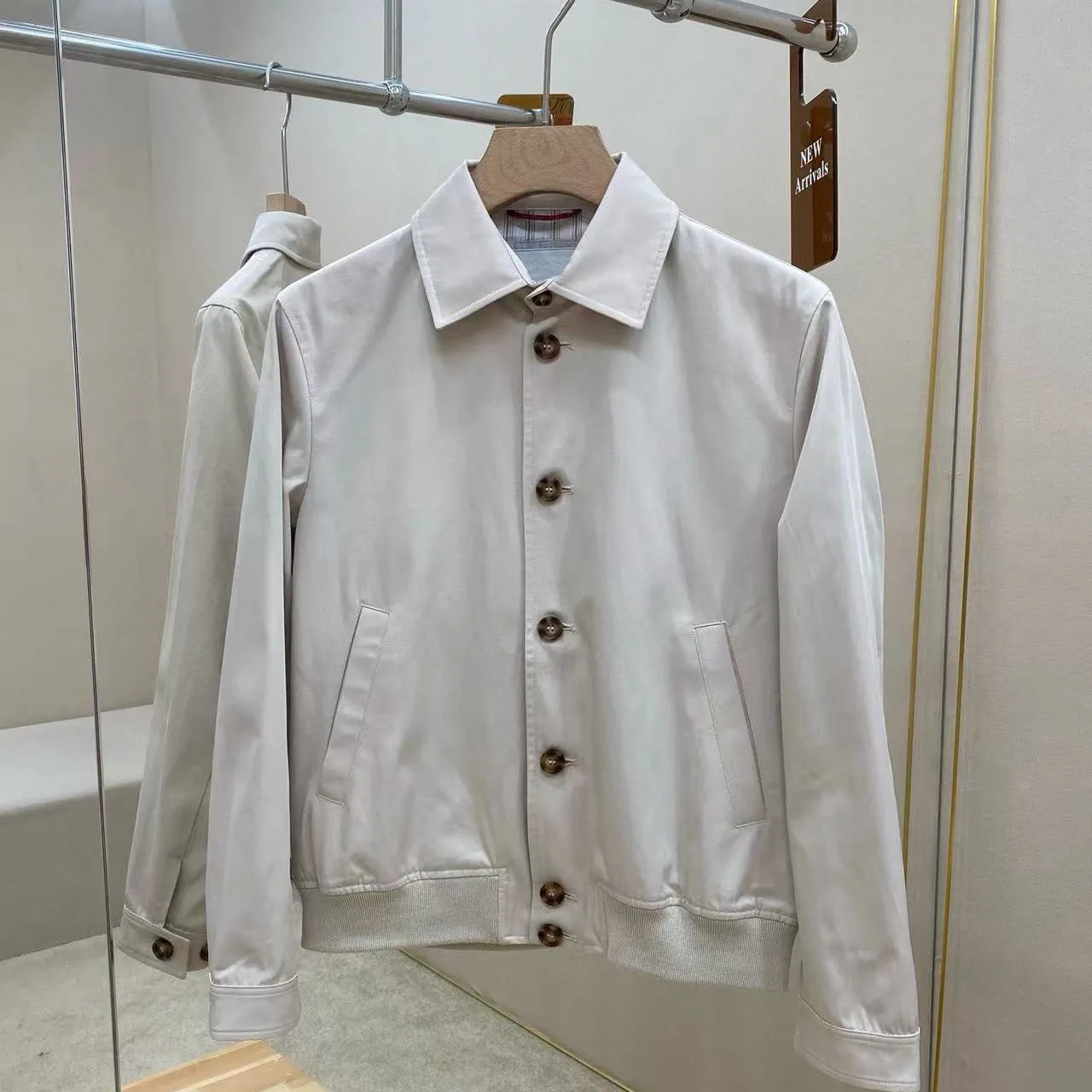 

BC Italian men's clothing autumn and winter new fashion old money style casual lapel jacket men's business simple coat