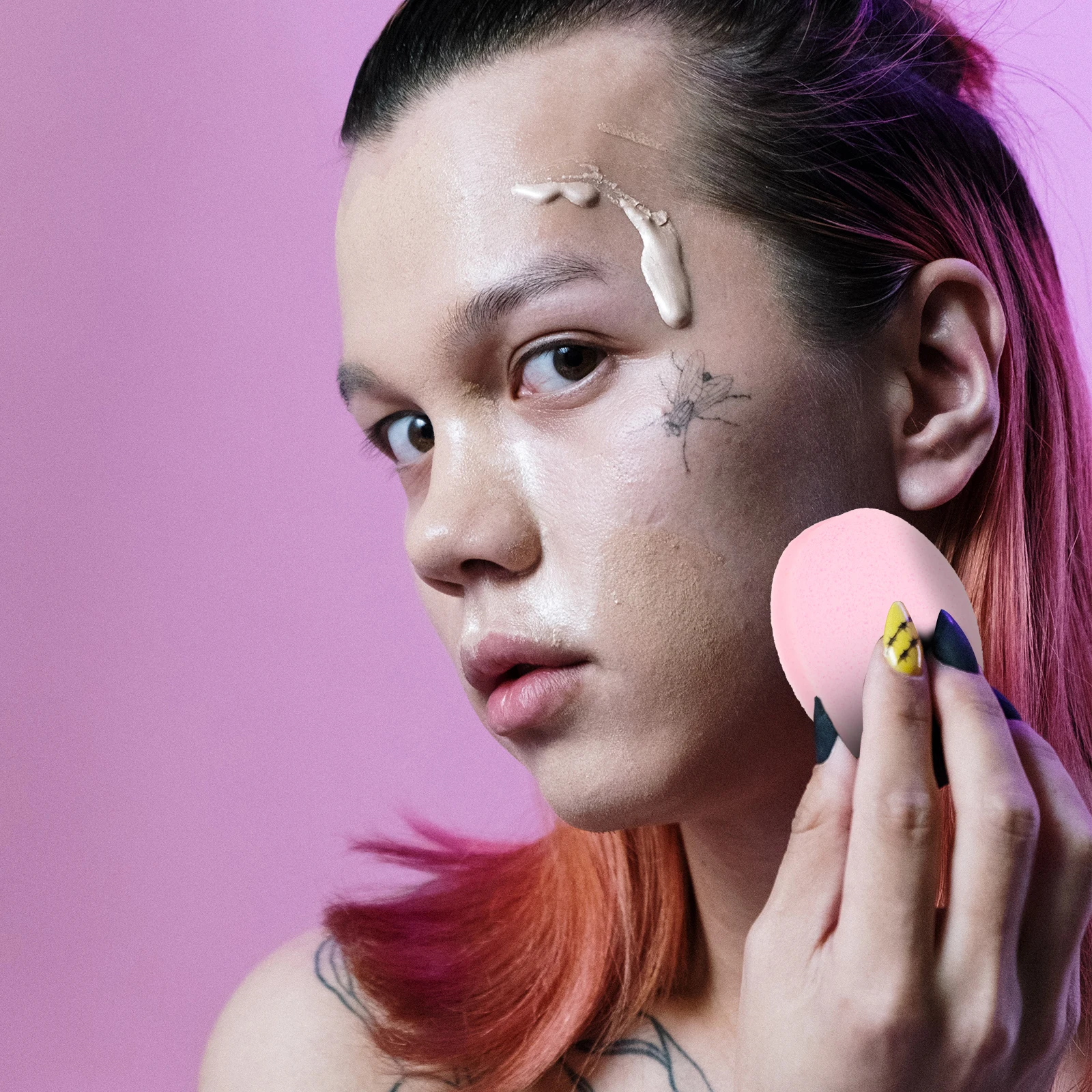 

60 Pcs Compressed Facial Sponges Pink Portable Cleansing Pads Frosted Face Wash Travel Clean Beauty Tools Skincare Accessories