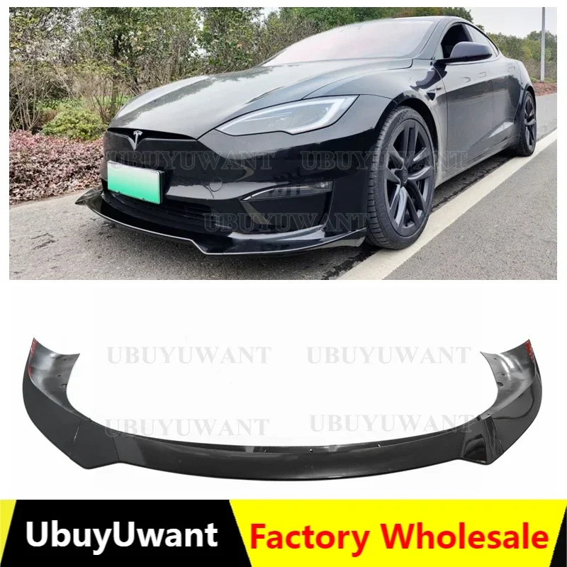 

Передний спойлер из АБС-пластика для Tesla Model S 2022 2023 2024 +