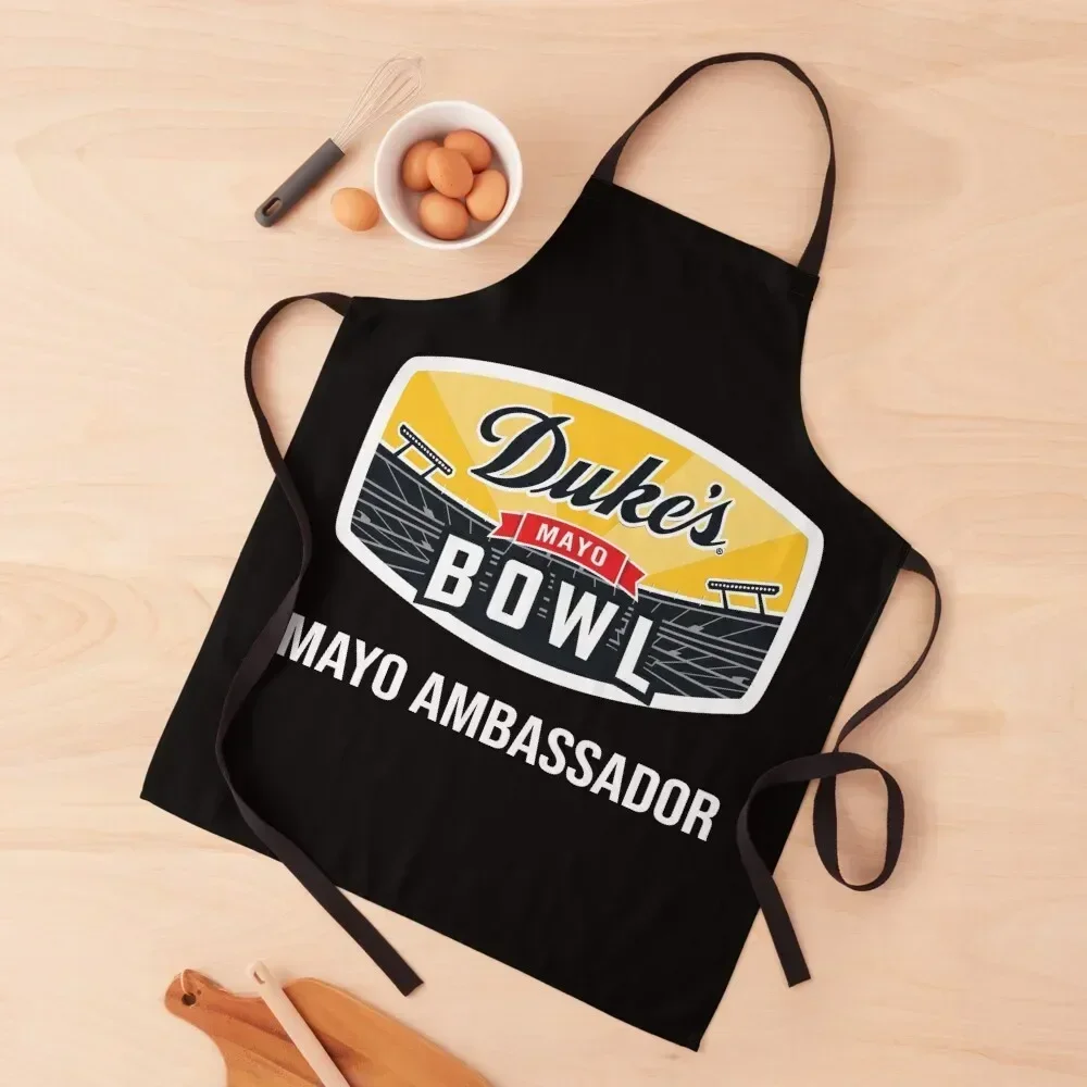 

Dukes mayo bowl Apron household woman chef costume Useful Things For Kitchen waiter Apron