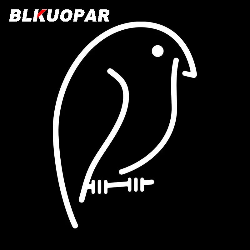 BLKUOPAR Abstract Bird Car Sticker Personality Scratch-Proof Decals Fashionable Waterproof Funny Die Cut Original Car Styling