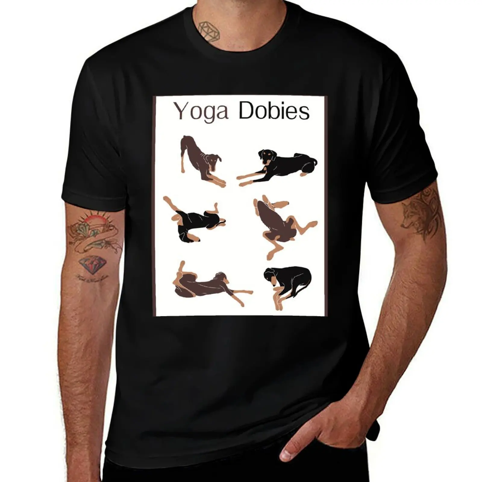 

Yoga Dobies T-Shirt Louboutins Funny t-shirt designer shirts t shirt men 100℅ cotton