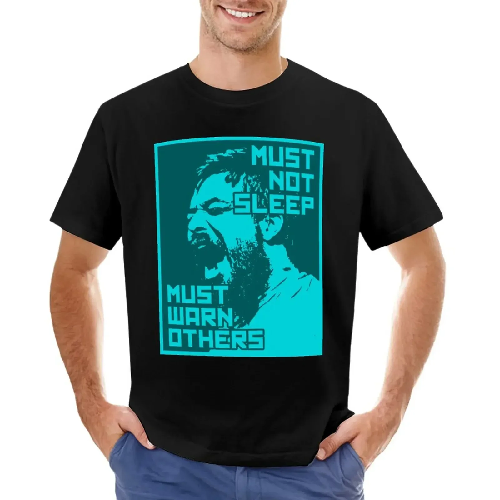 Aesop-Camiseta de Rock Must Not Sleep para hombre, camisetas de peso pesado, ropa