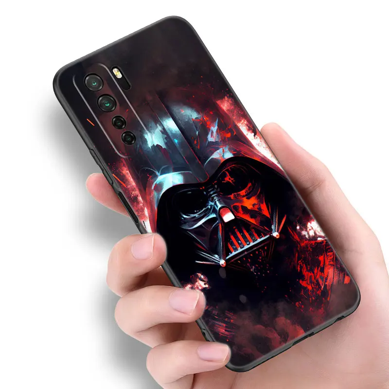 S-Star W-Wars Black Silicone Phone Case For Huawei Nova 11 12 Ultra 9 10 SE Pro 11E 11i 12i Y70 Plus Y60 Y61 Y71 Y72 Y90 Y91