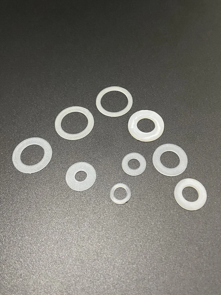 Inner Diameter 5/6/8/10/12/13mm Nylon 66 Material Natural Color Plastic Gasket Insulating Washer Ring Shaped Screw Pad Grommet