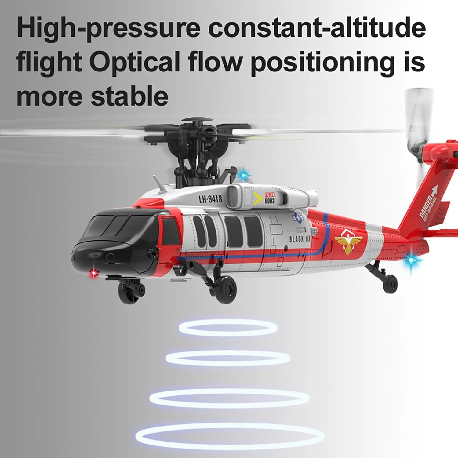 K200 UH60L Remote Controlled Helicopter 2.4Ghz 6CH RC Helicopter Heli Aileronless Brushless Motor Optical Flow Position Fly Upsi