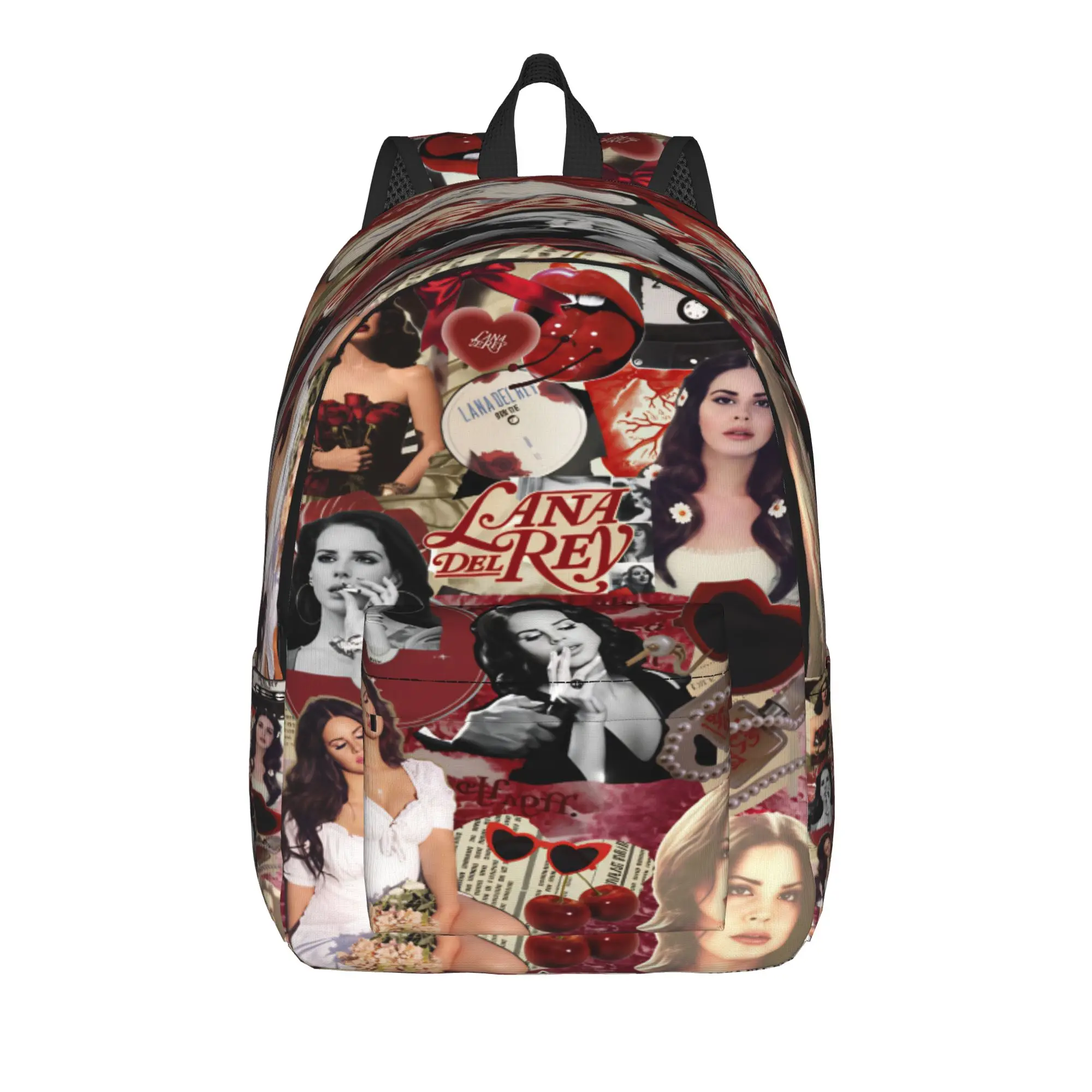 Lana Del Rey Singer Lizzy Grant  Backpack Girl  Durable Backpacks Polyester Pretty High School Bags Travel Colorful Rucksack