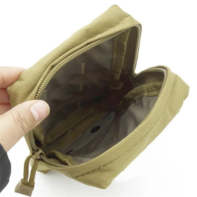 Molle Pouch Belt Waist Pack Men Small Pocket Camouflage Survival Tool Bag for Running Travel Camping Hunting Airsoft