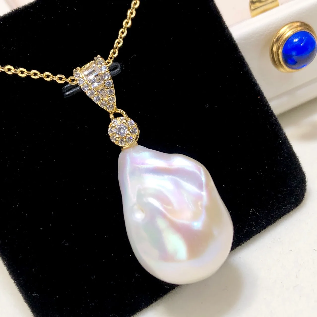 

Natural Baroque Alien Colorful Pearl Pendant Source Wholesale and Distribution 18inch