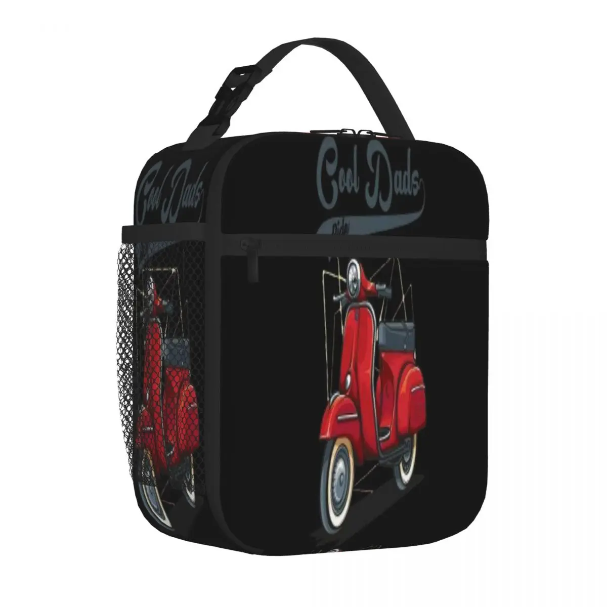 Cool papà Ride Vespa Lunch Tote Lunchbox Thermo Container School Lunch Bag