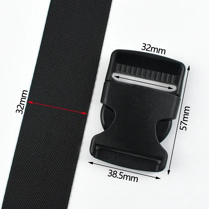 2/5/10/20 Sets 10-50mm Gurtband-Verschluss Schnallen für Taschen, Kunststoff-Schnellverschlüsse, Gürtelschnallen, Hundehalsband-Verschlüsse, Bandverschlüsse, Hakenverschlüsse, Clips