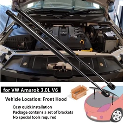 for VW Volkswagen Amarok 3.0L V6 2010-2022 2x Front Hood Bonnet Modify Gas Struts Lift Support Shock damper