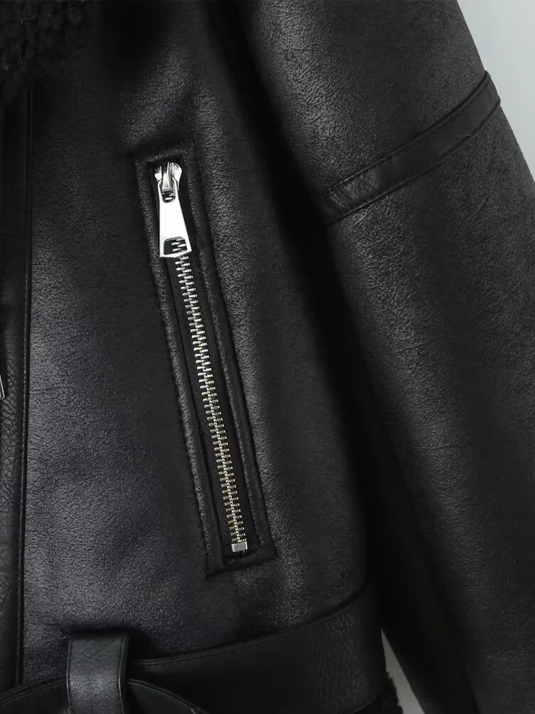 النمط الأوروبي والأمريكي 2025 الخريف والشتاء منتجات جديدة سترة نسائية متعددة الاستخدامات ذات طية صدر السترة قصيرة الأكمام