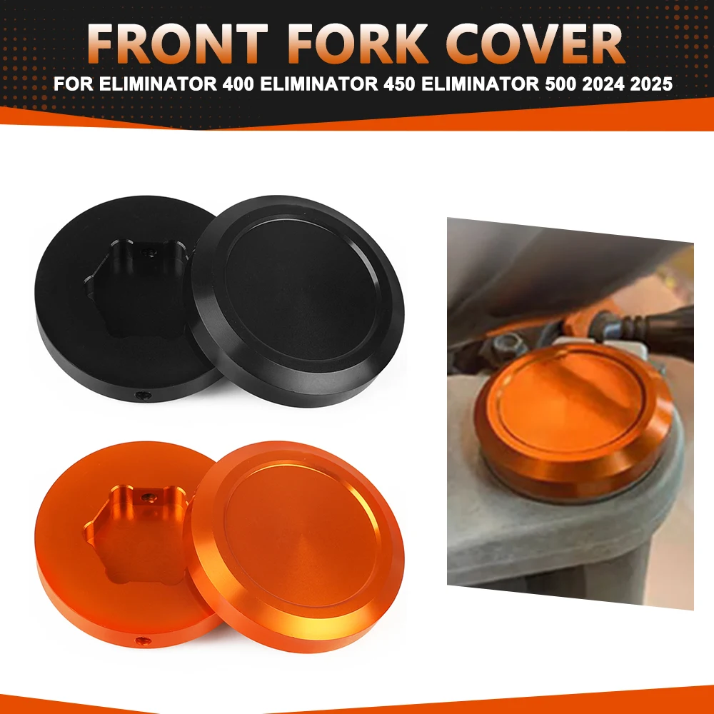 

For Kawasaki Eliminator 400 Eliminator 450 Eliminator 500 2024 2025 Front Fork Suspension Top Cover Cap Motorcycle Accessories