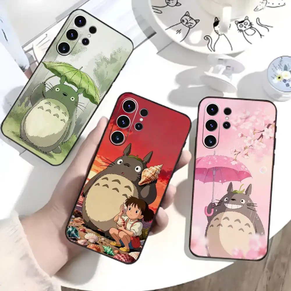 

Cartoon O-Totoro-ES Phone Case For Samsung S26,S25,S24,S23,S22,S21,S20,Plus,Fe,Lite,Others Black Cover