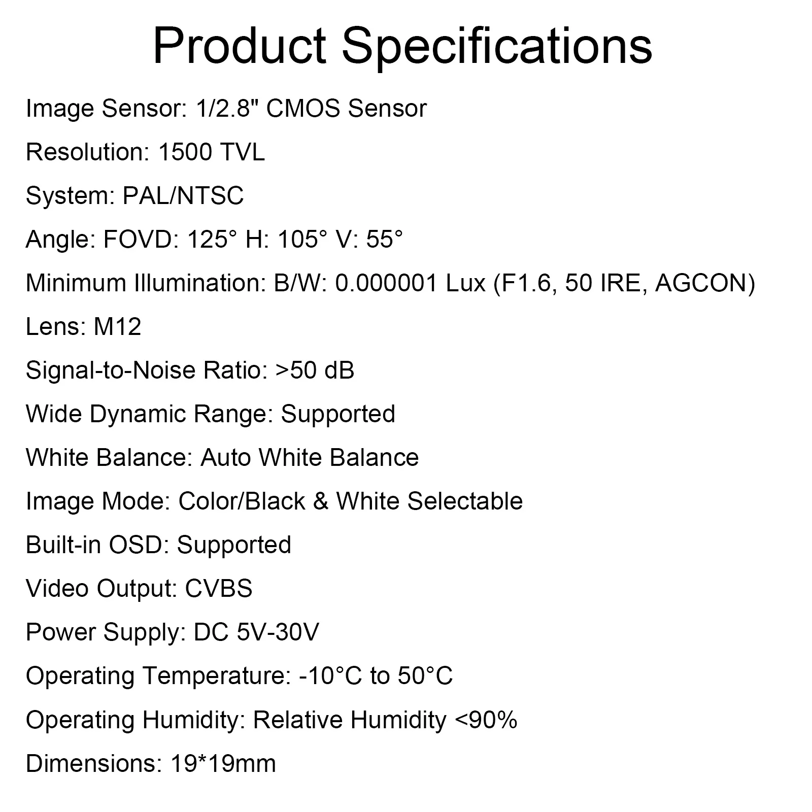 Jtr014/jtr015 iflight racecam versão noturna câmera fpv 1500tvl ampla visão noturna dinâmica osd para rc drone racecam r1/mini