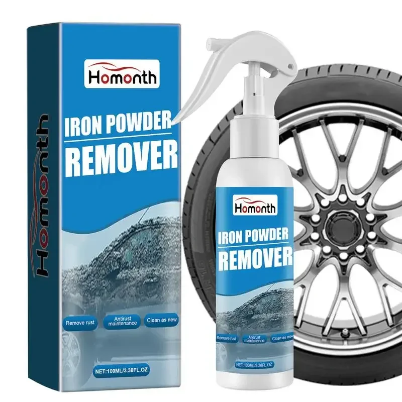 Rust removal spray iron powder cleaning super rust removal liquid car rim hub rust remover