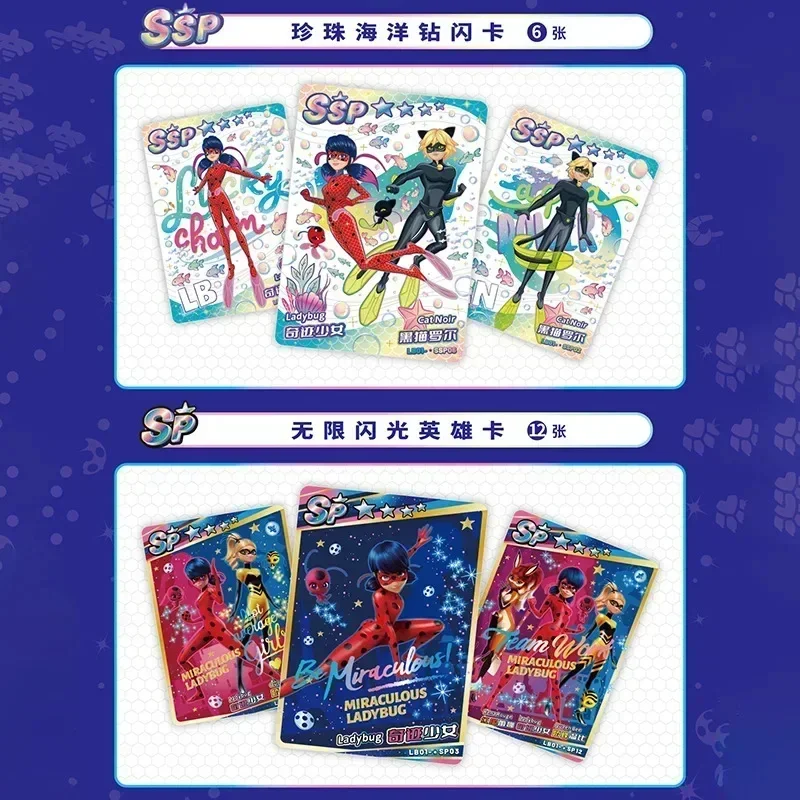 جديد حقيقي معجزة فتاة الخنفساء ريدي القط الأسود لفة أنيمي بطل بطاقة شارة SSP الاطفال لعبة لعبة عيد الميلاد هالوين هدية عيد ميلاد