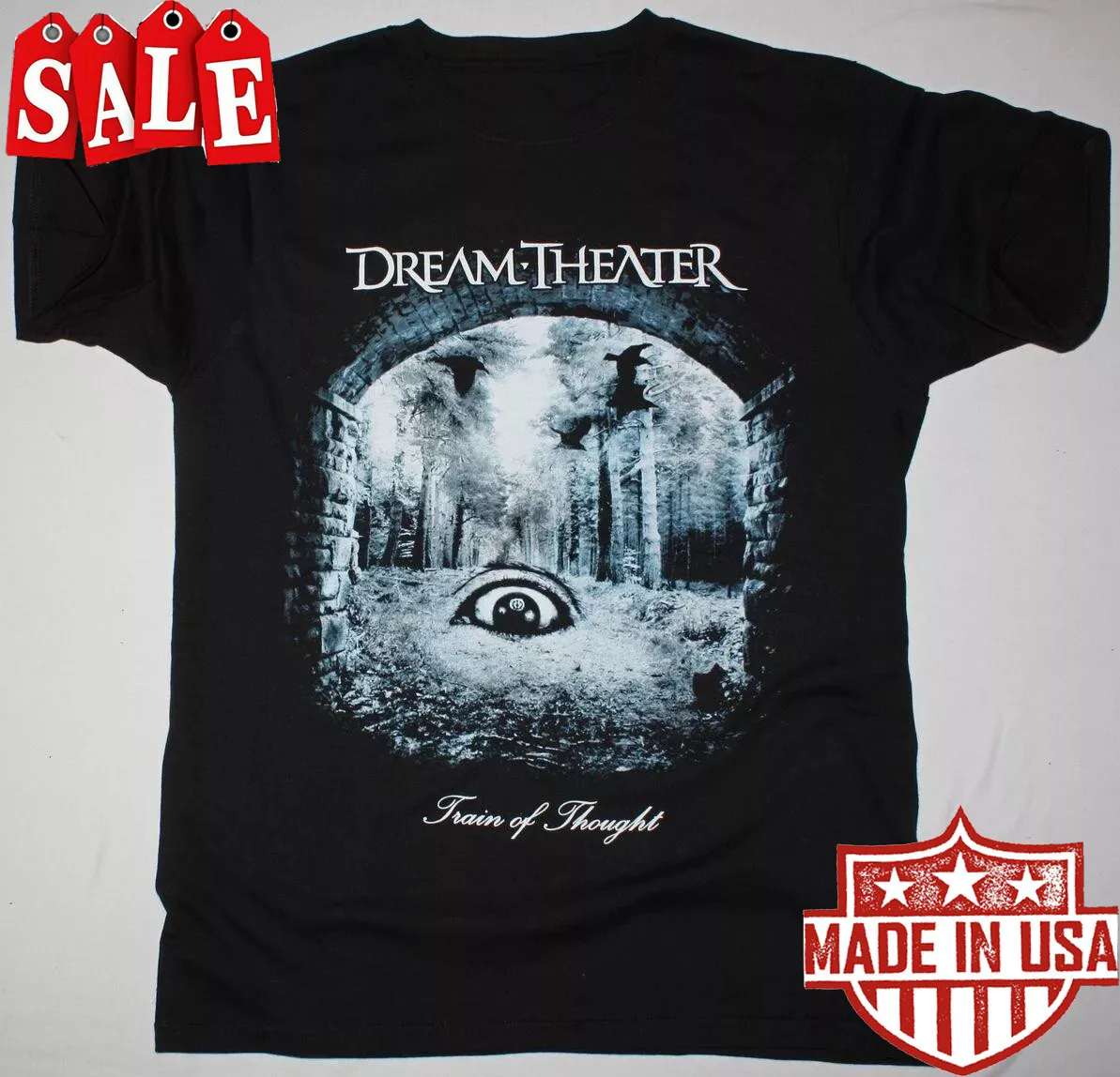 DREAM THEATER TRAIN OF THOUGHT BLACK Cotton Black Men S-5XL T-Shirt