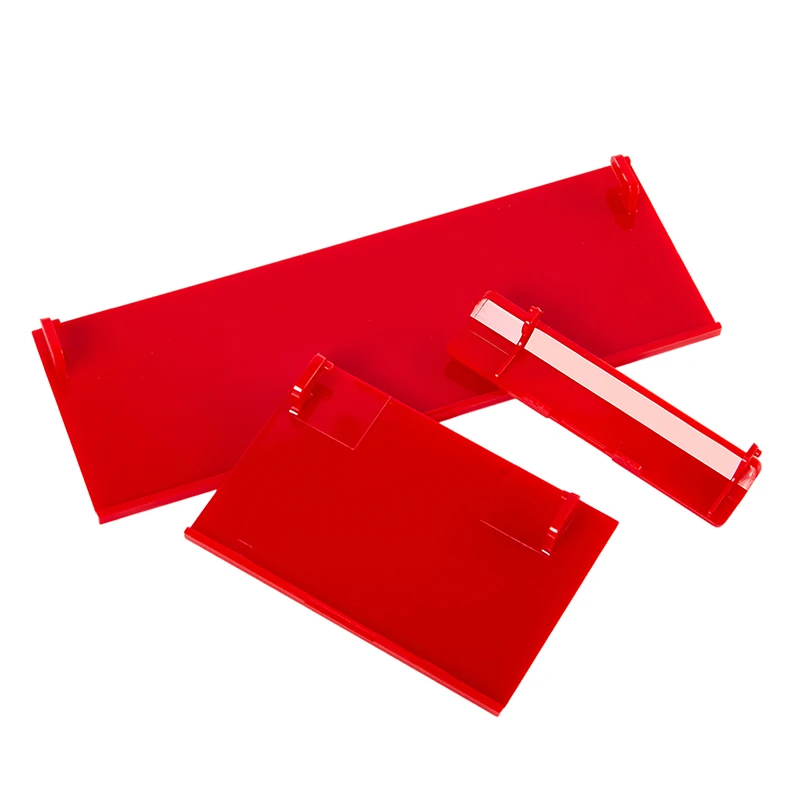 3pcs 3 In 1 Red Memeory Card Door Slot Cover Lids Door Covers For Wii Console Replacement Replace Parts And Accessories