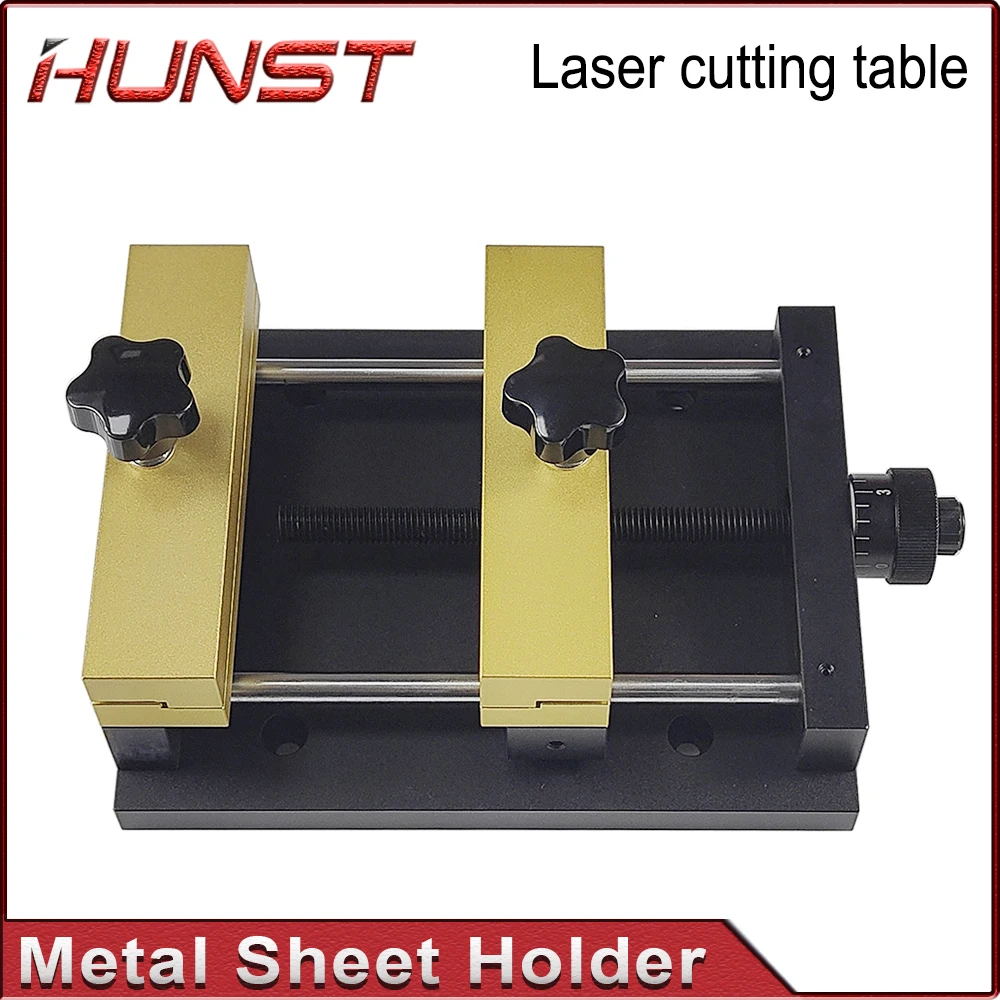 Imagem -03 - Hunst-metal Folha Titular Suporte Fixo Fixture For Fiber Laser Engraving Machine Card Cutting Attechment