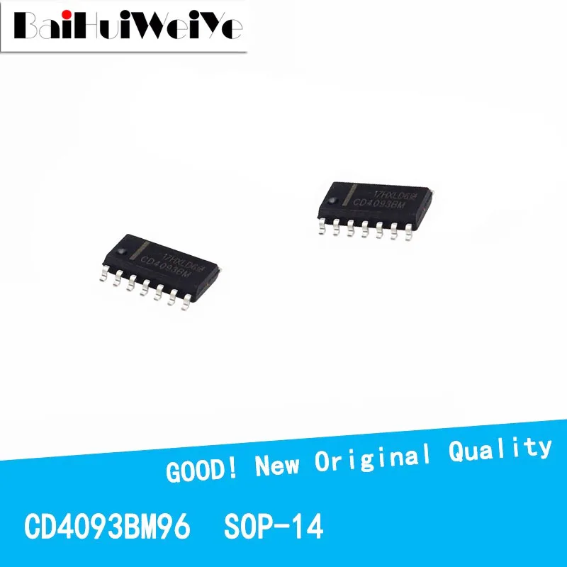 10PCS/LOT CD4093BM CD4093BM96 CD4093 SOP-14 New IC Amplifier Chip Good Quality Chipset SOIC-14