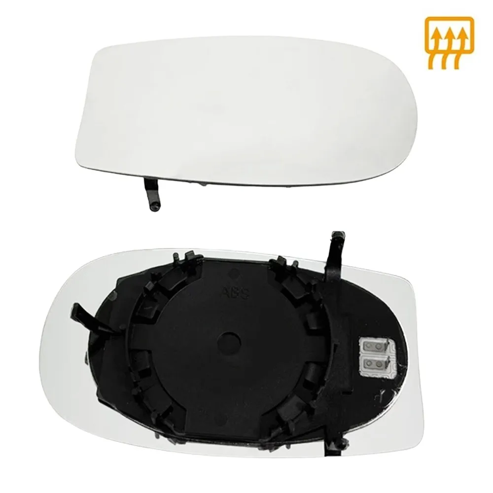 For Fiat Punto 1999-2008 1x Left Right Side Rear View Lens Split Mirror Heated Door Glass Rearview Accessories Vehicle