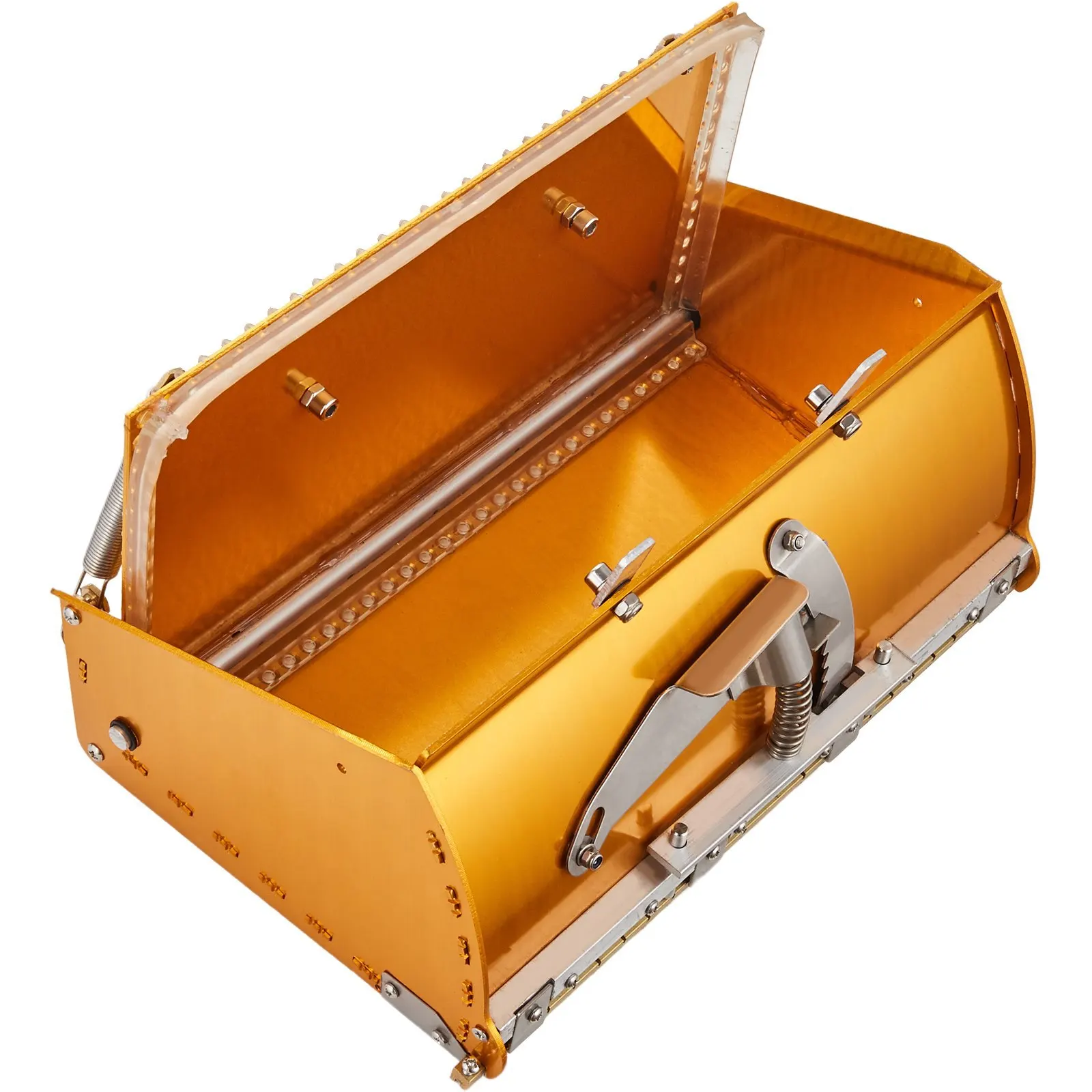 

Алюминиевый шпатель-коробка для гипсокартона, 10 дюймов, для быстрой отделки, с защитным кожухом, для гипсокартона, стеновых панелей, гипсокартона Sheetrock