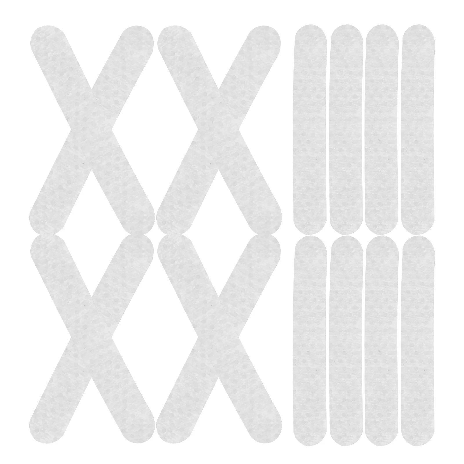 

100Pcs Silicone Adhesive Hanger Strips Non-Slip Hanger Grips Anti-Skid Closet Accessories for Wood Plastic Clothes Hangers