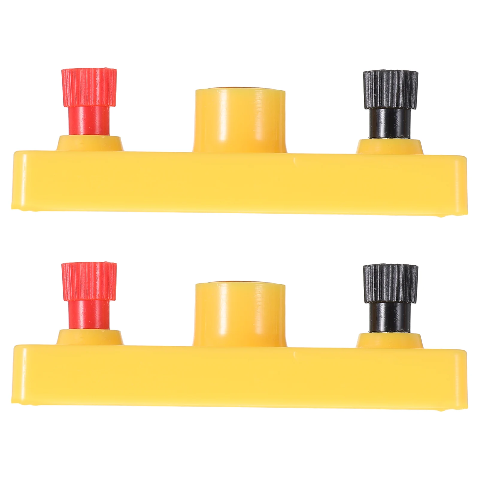 

2 Pcs Small Lamp Holder Base Diy Circuit Experiment Kit Toy Physical Electrical Kids Board Building Plastic Accessories Child