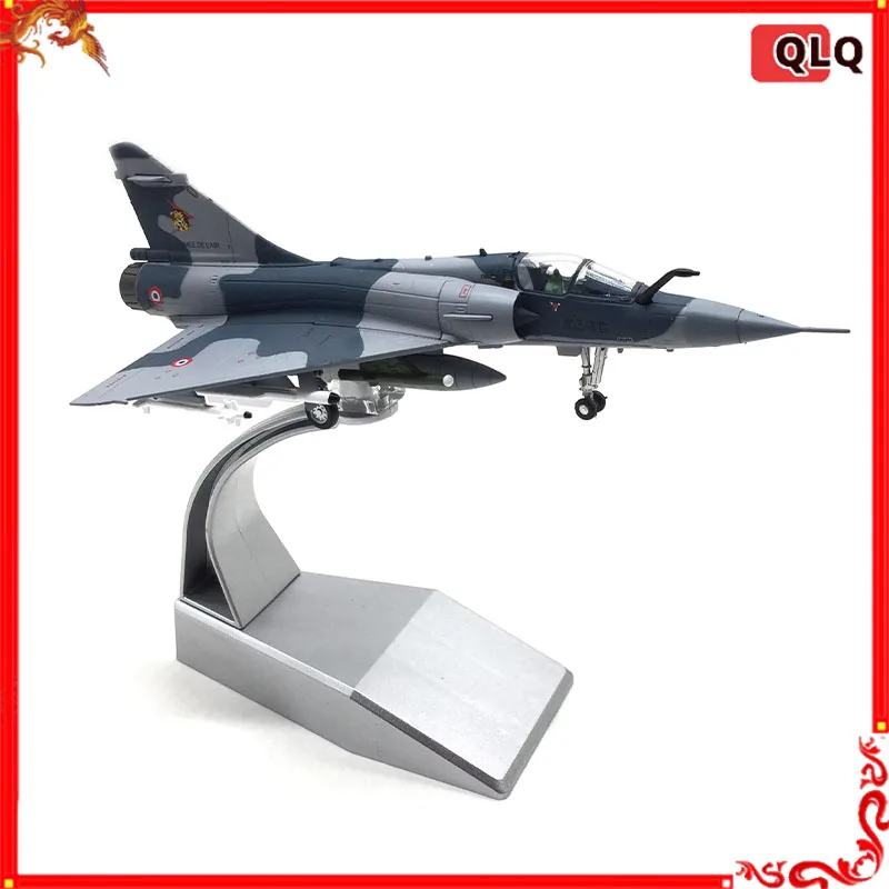 Die Cast Alloy Aircraft Model 1:100 French Mirage 2000 Fighter Jet Military Aircraft Model Indoor Collection Gift Holiday Gift