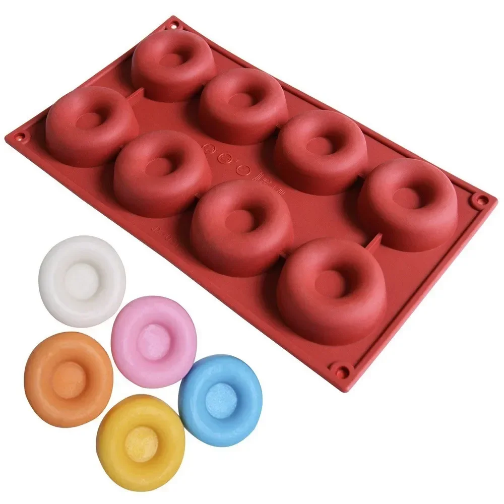 Silicone DIY Donut Maker Non-Stick Baking Pastry Cookie Chocolate Mold Muffin Cake Mould Dessert Decorating Tools