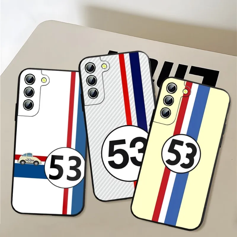 

Herbie Number 53 Phone Case For Samsung S23 S21 S22 S30 S20 S9 S10 S8 S7 S6 Pro Plus Edge Ultra Fe Lite Silicone Soft Cover