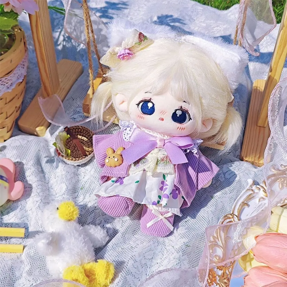 Jumpsuit 20 cm katoenen poppenkleding rompertjes outfit katoenen poppenkleertjes mini cartoon poppenkleertjes katoenen popaccessoires