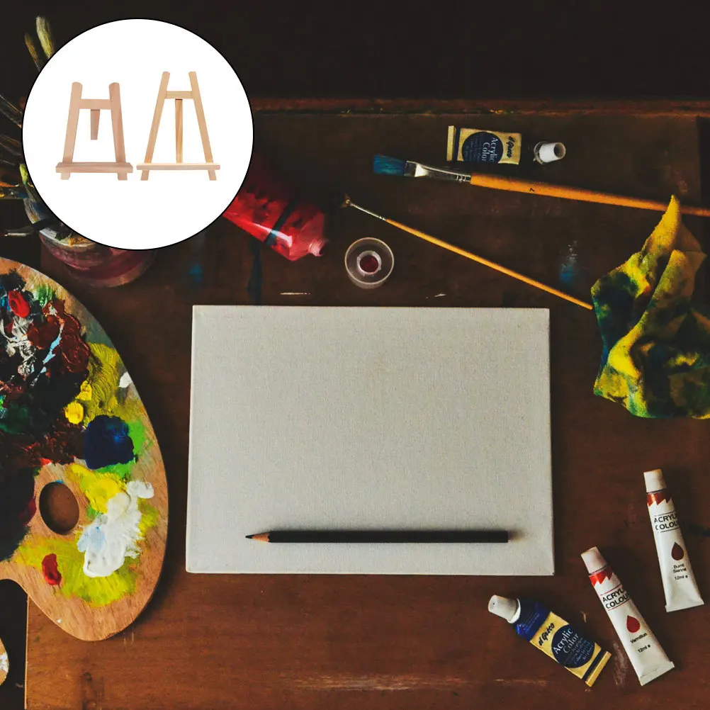 2 قطعة حامل فني للرسم في الهواء الطلق تقف رسم عرض حوامل ثلاثية للأطفال والطلاب يستخدمون الحامل #2