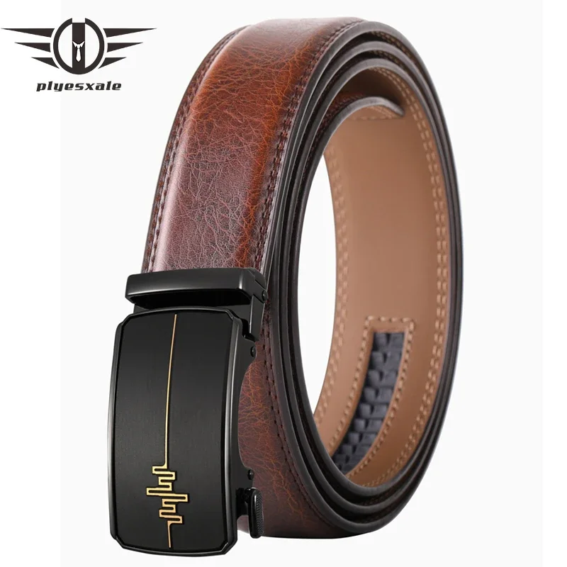

Famous Brand Fashion Designer Belts for Men Automatic Buckle Cowskin Genuine Leather Belt Luxury Strap Male High Quality B618