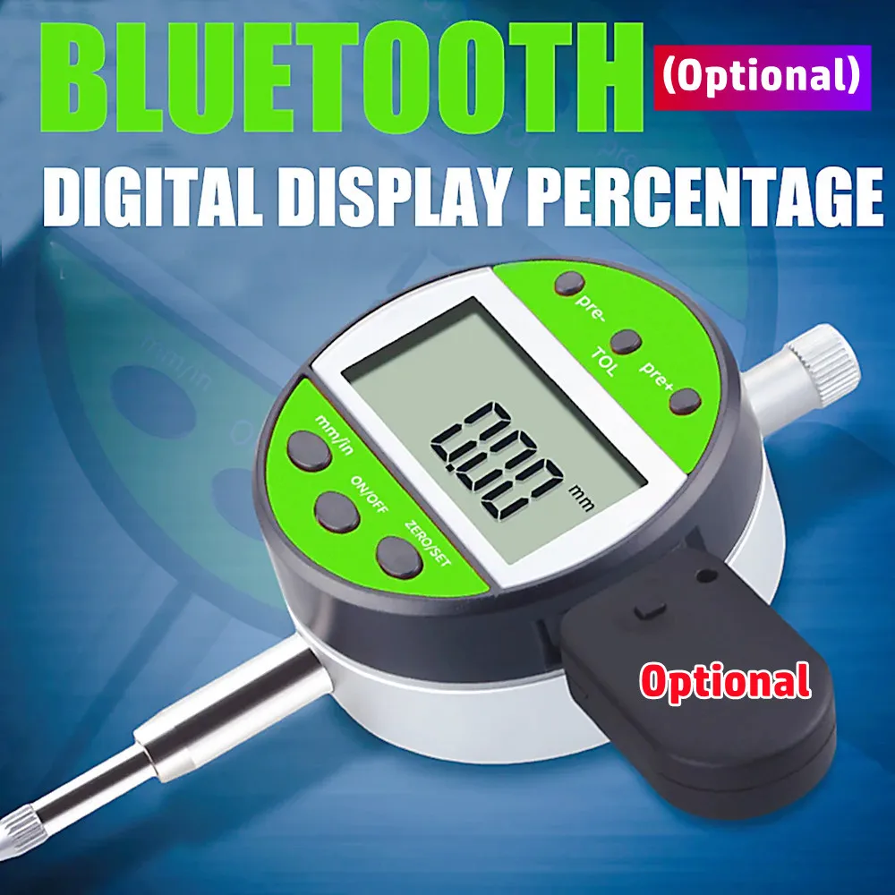 SIWI Digital Dial Indicator 0~12.7mm/0~25.4mm Calibration Meter USB/Blue Tooth/WiFi (Optional) Connected To PC Or Mobile Phone