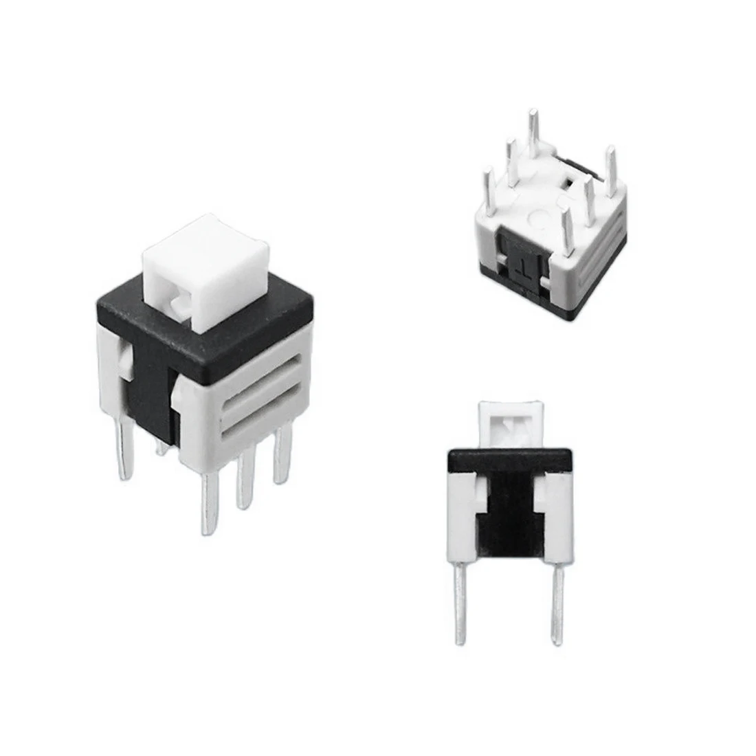 

50 шт. 5,8*5,8 мм, высококачественный мини-переключатель, 6 контактов, ключ, бытовая техника, белая кнопка, оптовая продажа