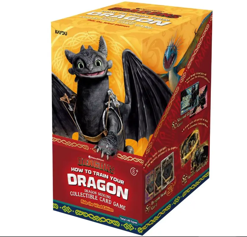 90 Pcs Kayou How To Train Your Dragon-Dragon Seeking Collection Card-Ride The Wind Edition-Sea-Series 1