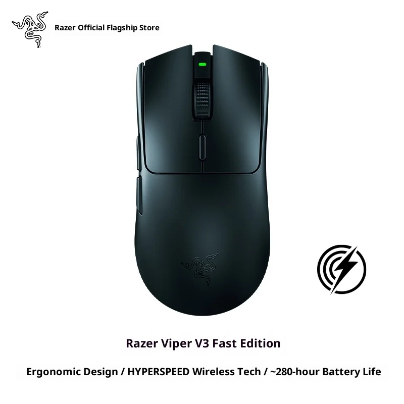 ماوس ألعاب لاسلكي خفيف الوزن من Razer Viper V3 Pro لأجهزة الكمبيوتر المحمولة 2.4G اتصال سريع الإصدار ملحقات الكمبيوتر #6