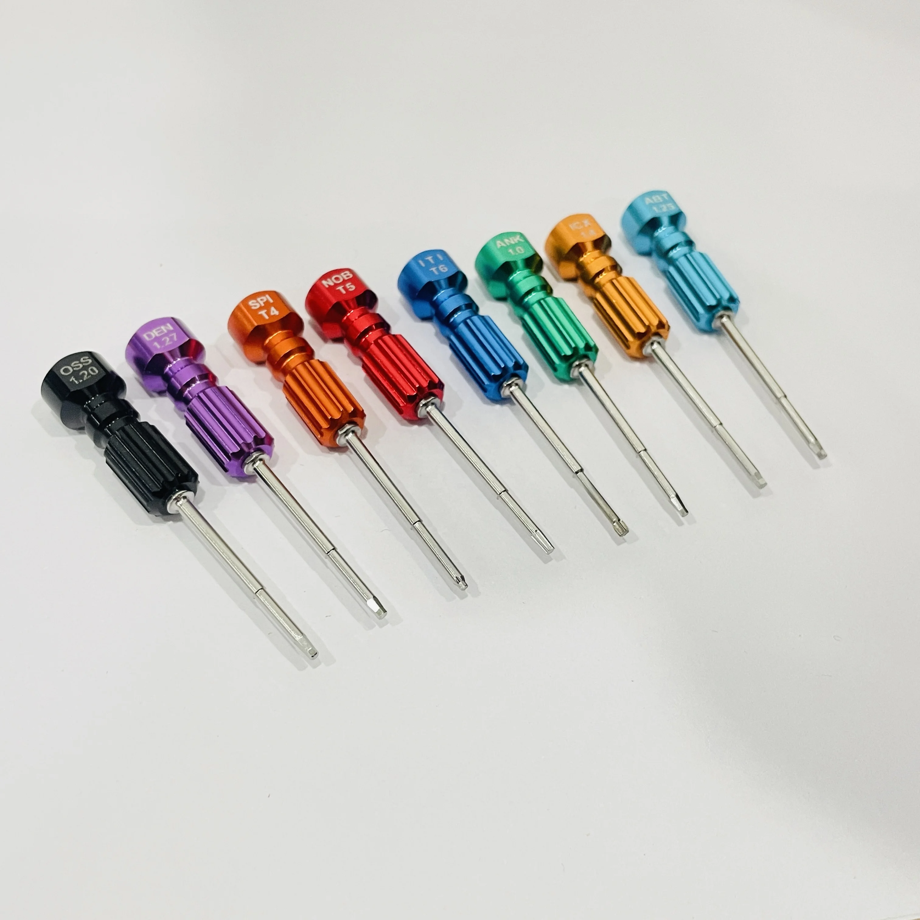 

8pcs/set OEM Dentals Implan Screwdriver Kit for Dentium Osstem Ankylos Nobel Dentals Lab Tools