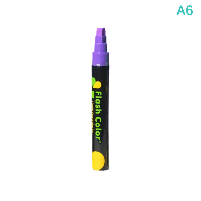 Candy Color Liquid Chalk Erasable Highlighter Marker Pen For LED Whiteboard Graffiti Writing Board For Painting Graffiti