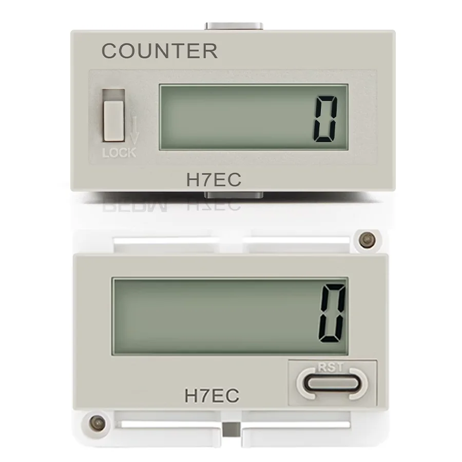 Wooeight 1 قطعة عداد رقمي للقوارب والشاحنات والجرارات والسيارات والديزل H7ET عداد كهربائي Totalizer مع 6 أرقام/8 أرقام #1
