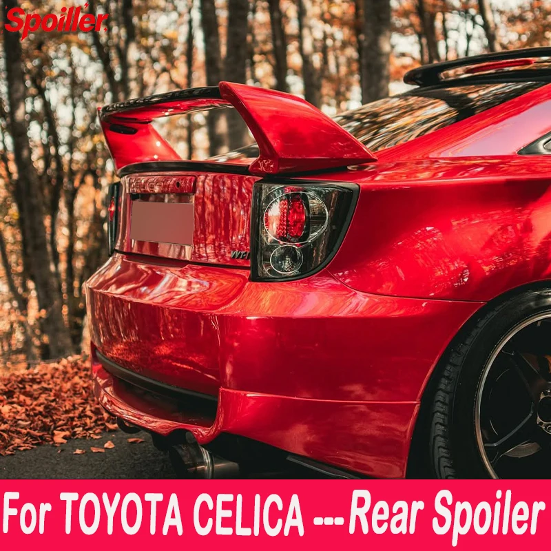 Suitable for Toyota CELICA Rear Trunk Spoiler VVT 2000-2005 High-Quality ABS Plastic Car GT Spoiler Trunk Wing Spoiler