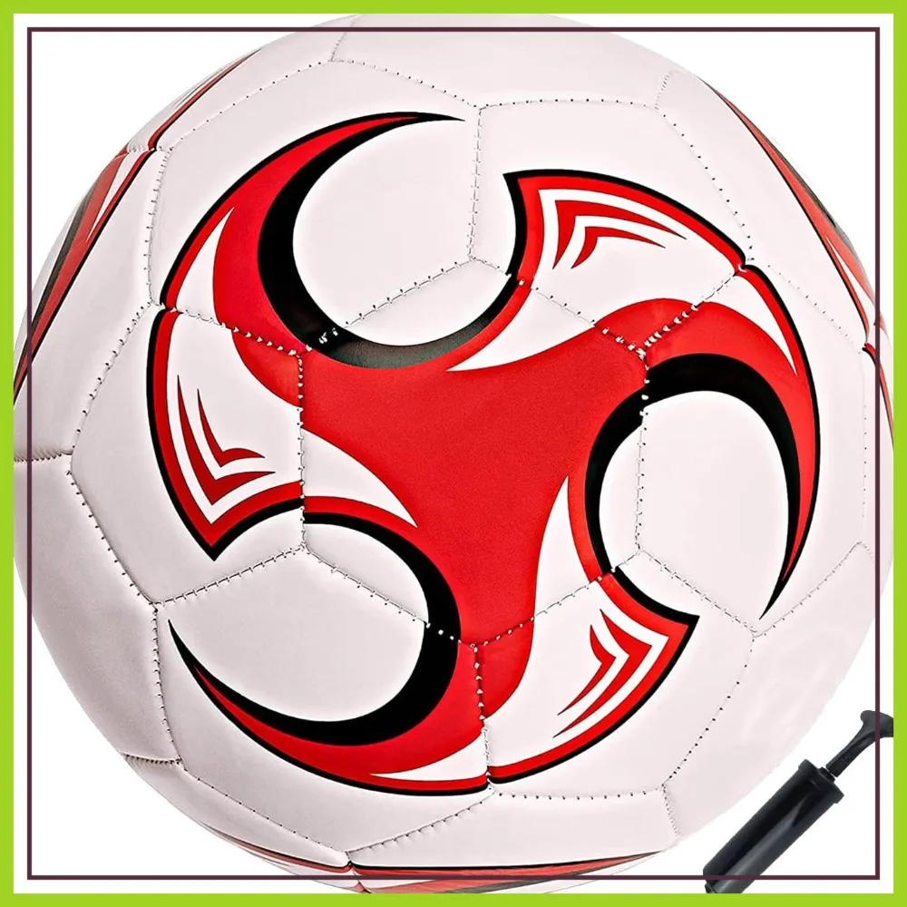 

Soccer Ball Size 3 4 5 with Pump Needle Anti-Explosion Indoor Outdoor Kids Training