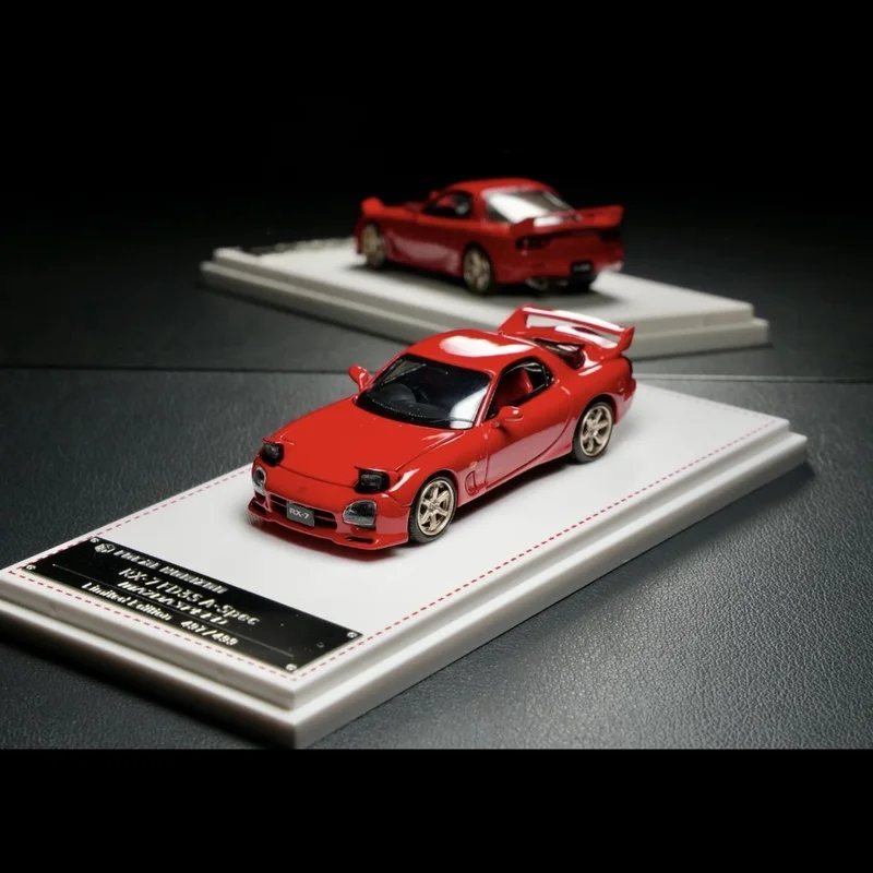 Focal Horizon-FH 1/64 Mazda RX-7 FD3S A Spec Speed Diecast Car Model Alloy Simulation Collection Toy Gift For Boys#peetyeee