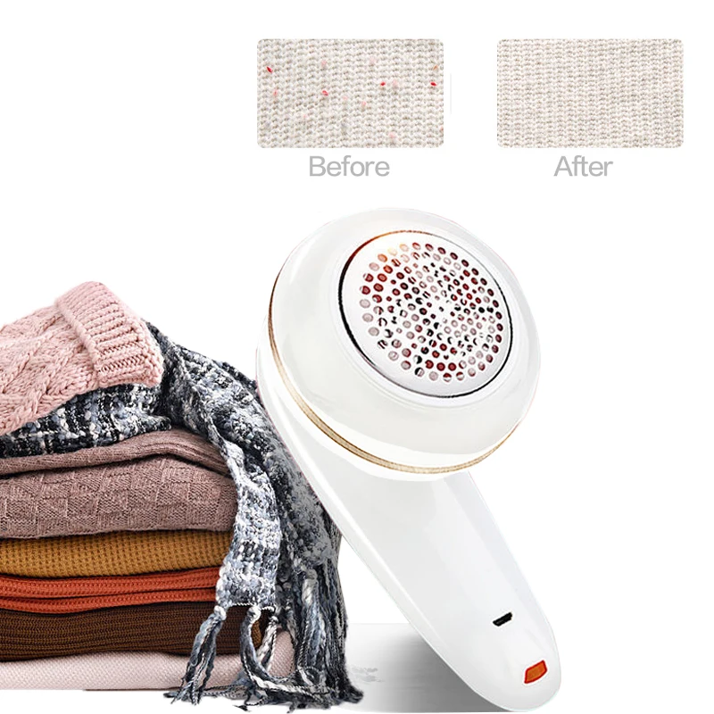 Fabric Sweater Shaver Rechargeable Lint Remover Portable Fuzz Defuzzer  Clothes Furniture Battery Operated Pills Pilling Trimmer