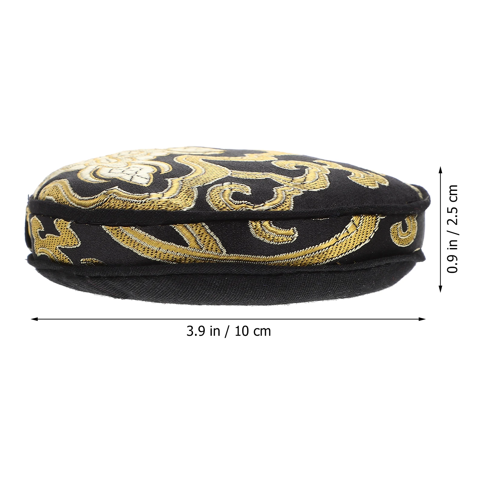 

Wooden Fish Mat Good Buddha Sound Bowl Accessories Decorative Singing Pad Ring Tibetan Holder Cotton Cushion Small