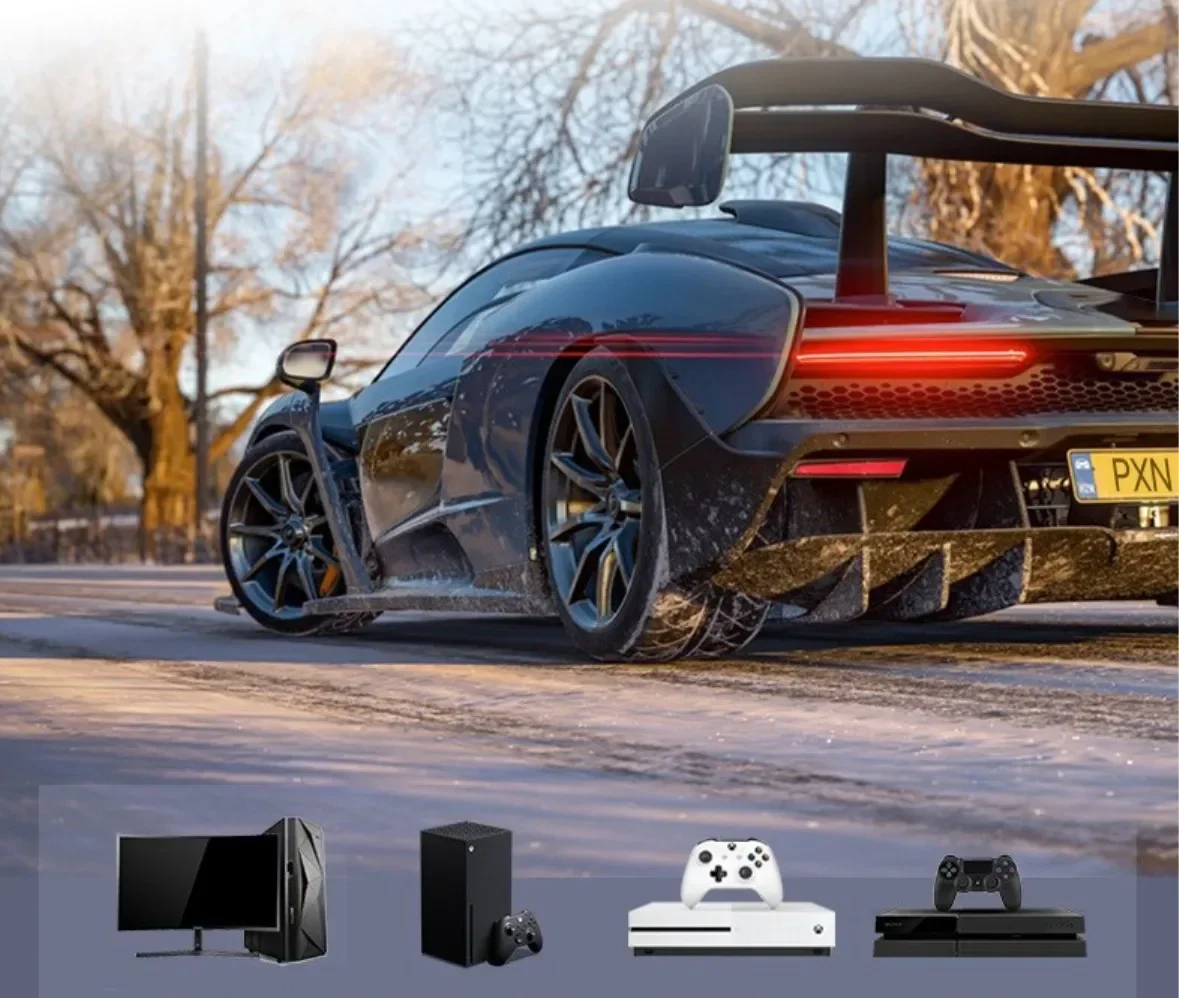 رافعة تروس قابض فرامل الخانق لمحاكاة السيارة 900 درجة متوافقة مع عجلة قيادة الألعاب PC XBOX ONE PS4 #2